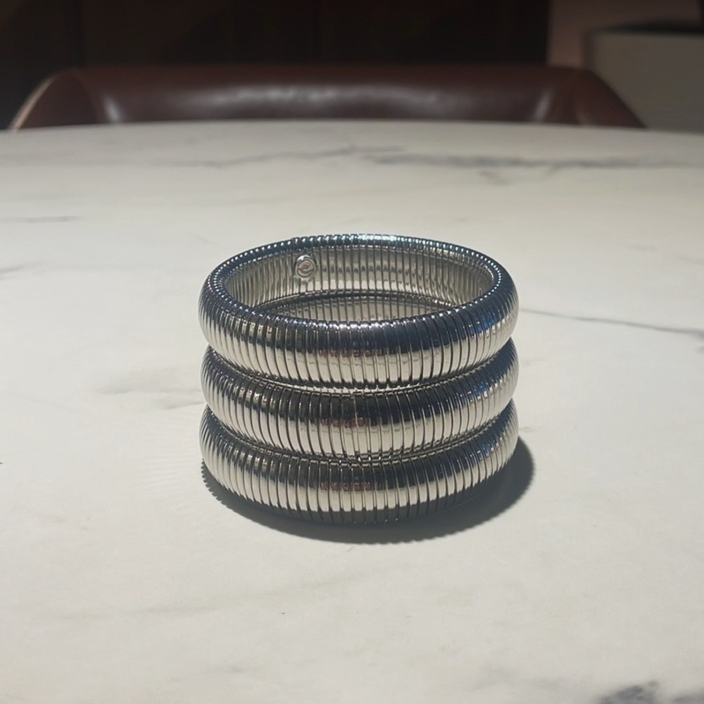 Ettika Flex Snake Chain Stretch Bracelet Set of 3